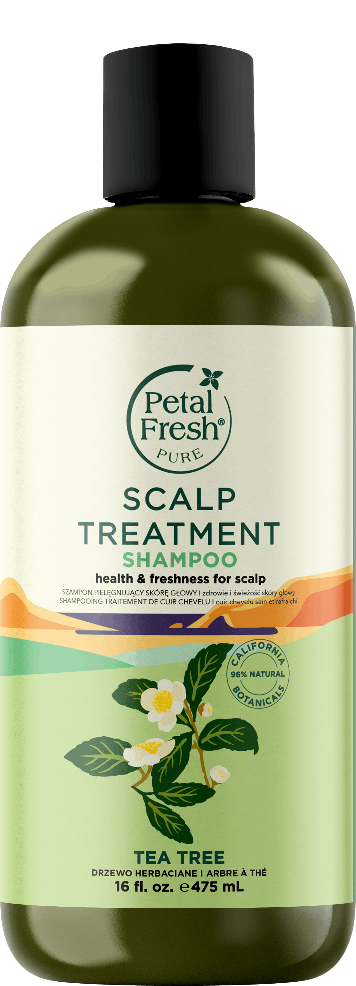 Petal Fresh Pure Tea Tree Shampoo Scalp Treatment 475 ml