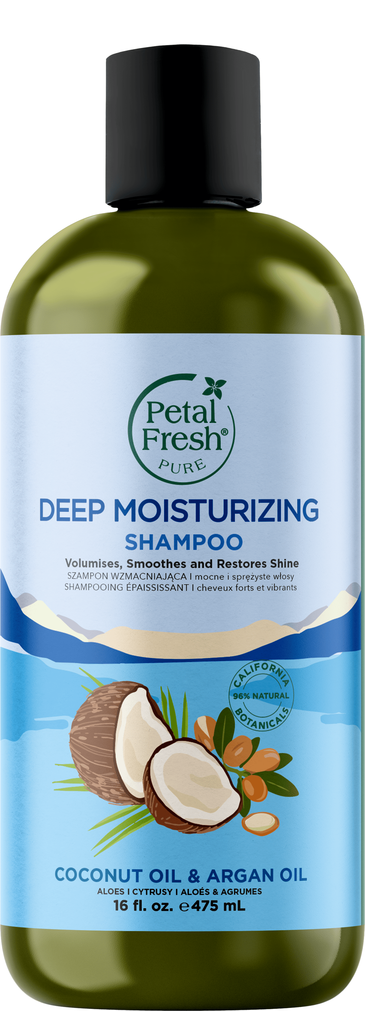 Petal Fresh Pure Coconut & Argan Oil Shampoo Deep Moisturizing 473 ml