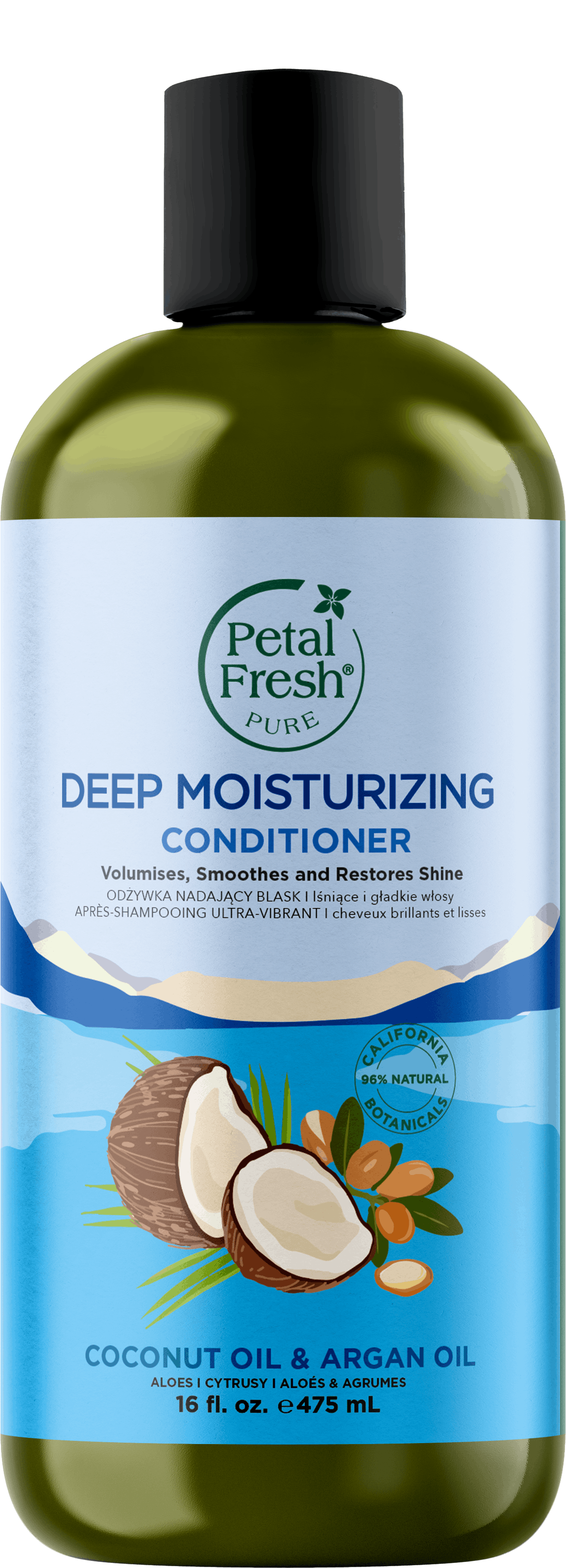 Petal Fresh Pure Coconut & Argan Oil Conditioner Deep Moisturizing 473 ml