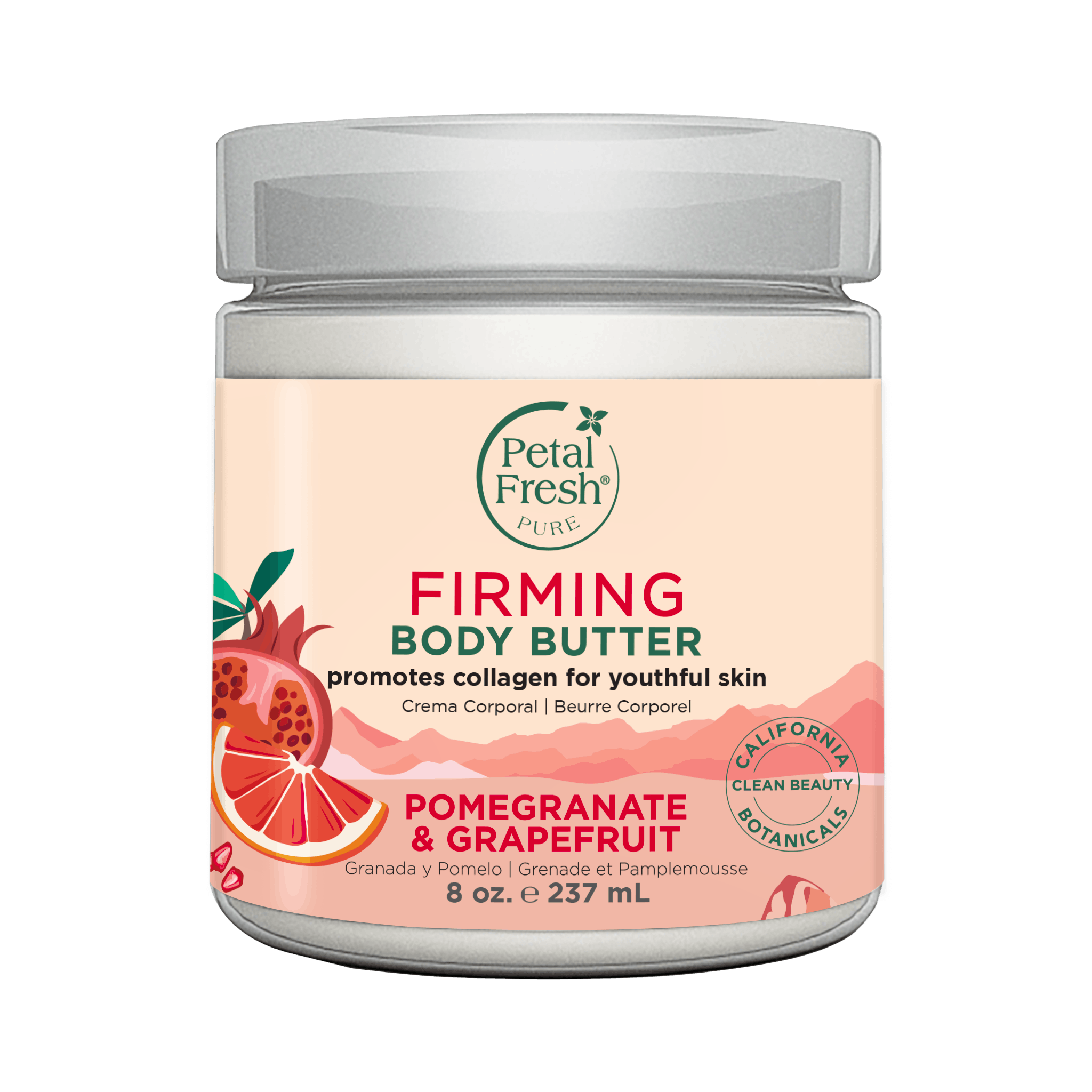 Petal Fresh Pure Pomegranate & Grapefruit Firming Body Butter 237 ml