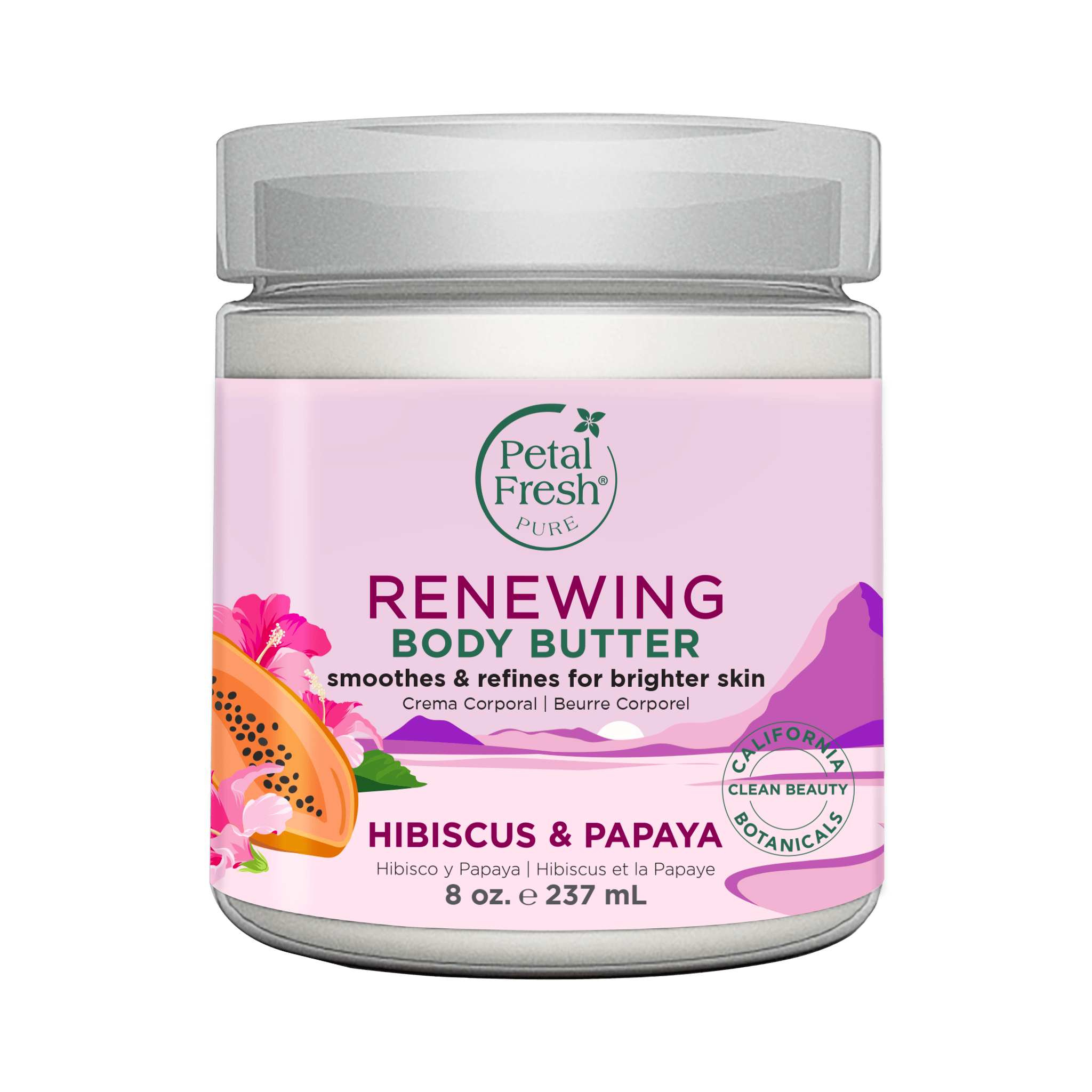 Petal Fresh Pure Hibiscus & Papaya Renewing Body Butter 237 ml