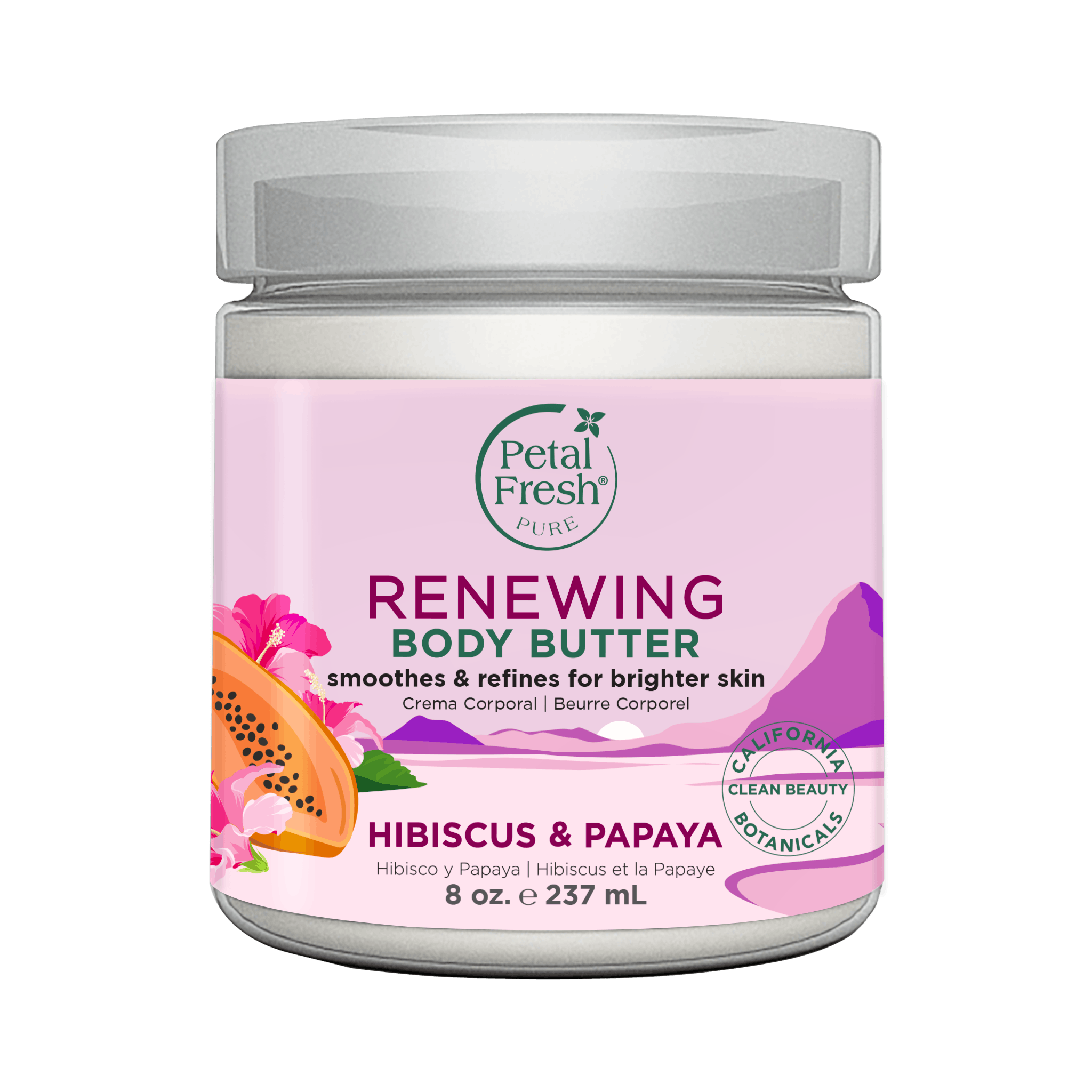 Petal Fresh Pure Hibiscus & Papaya Renewing Body Butter 237 ml