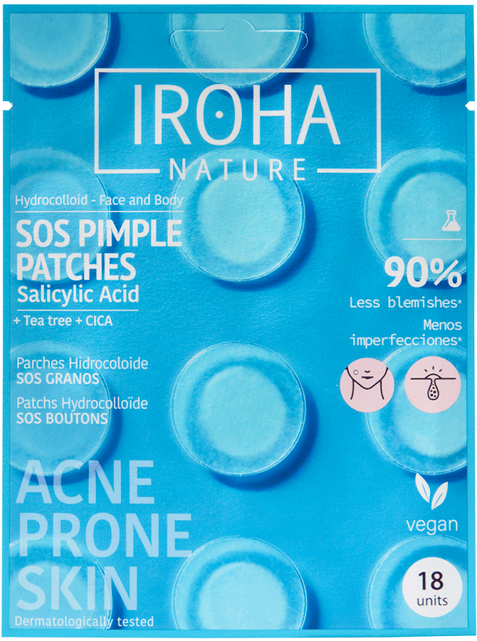 IROHA Nature SOS Salicylic Acid Pimple Patches 18 st