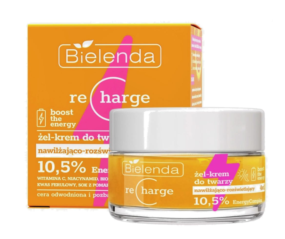 Bielenda RECHARGE Moisturising and Brightening Face Gel Cream 4-in-1 50 ml