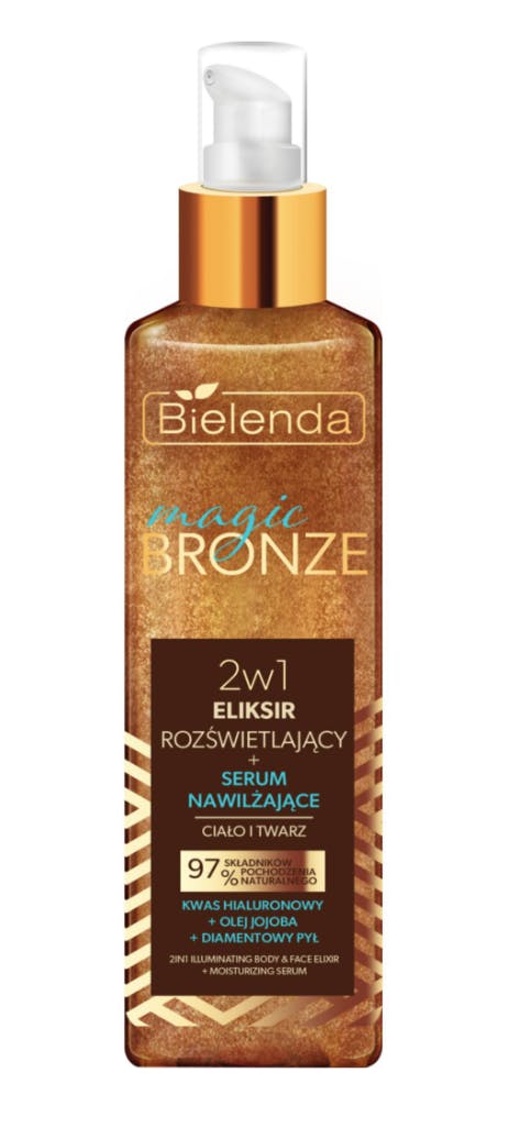 Bielenda Magic Bronze 2-in-1 Illuminating Elixir Moisturising Serum for Face & Body 150 ml