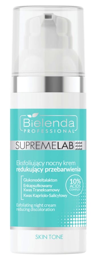 Bielenda Supremelab Skin Tone Exfoliating Night Cream Reducing Discoloration 50 ml
