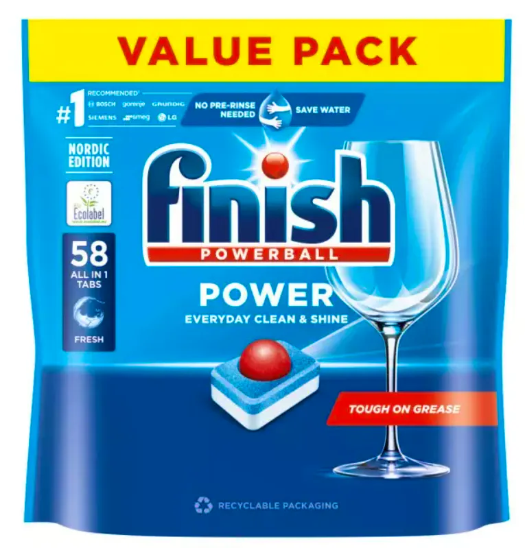 Finish Finish Power All In One 58 stk