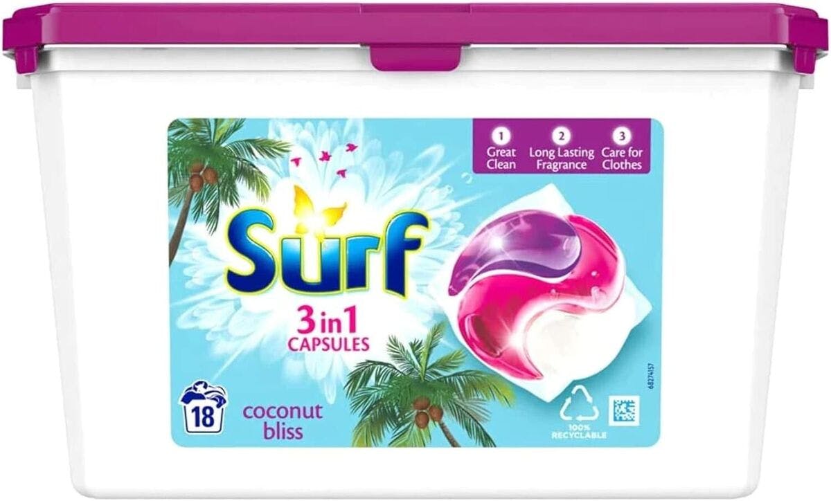 Surf Coconut Bliss Capsules 18 st