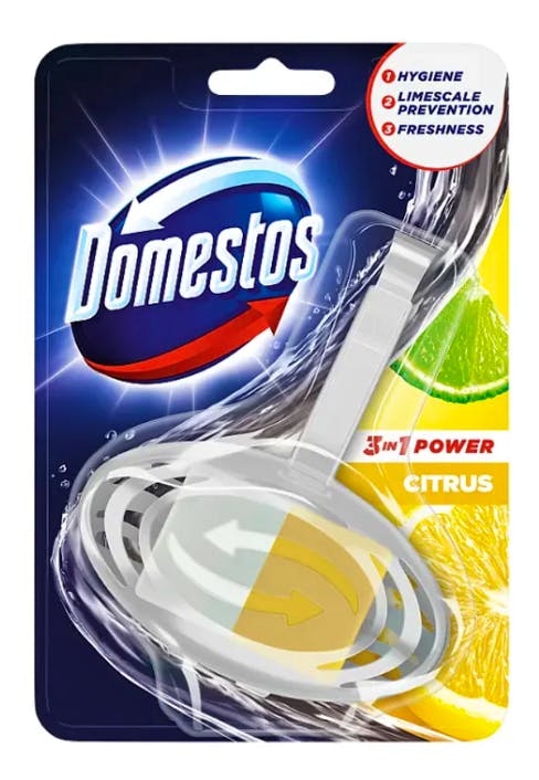 Domestos 3in1 Toilet Block Citrus 1 st