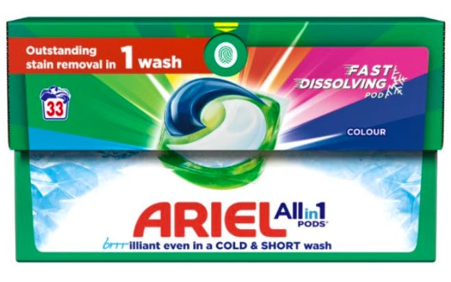 Ariel Pods 3-in-1 Color 33 stk