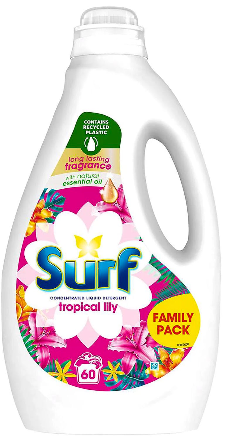 Surf Liquid Detergent Tropical Lily 1620 ml
