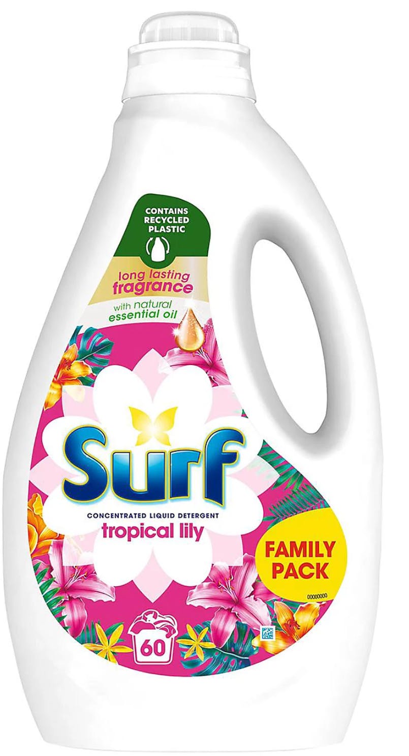 Surf Liquid Detergent Tropical Lily 1620 ml