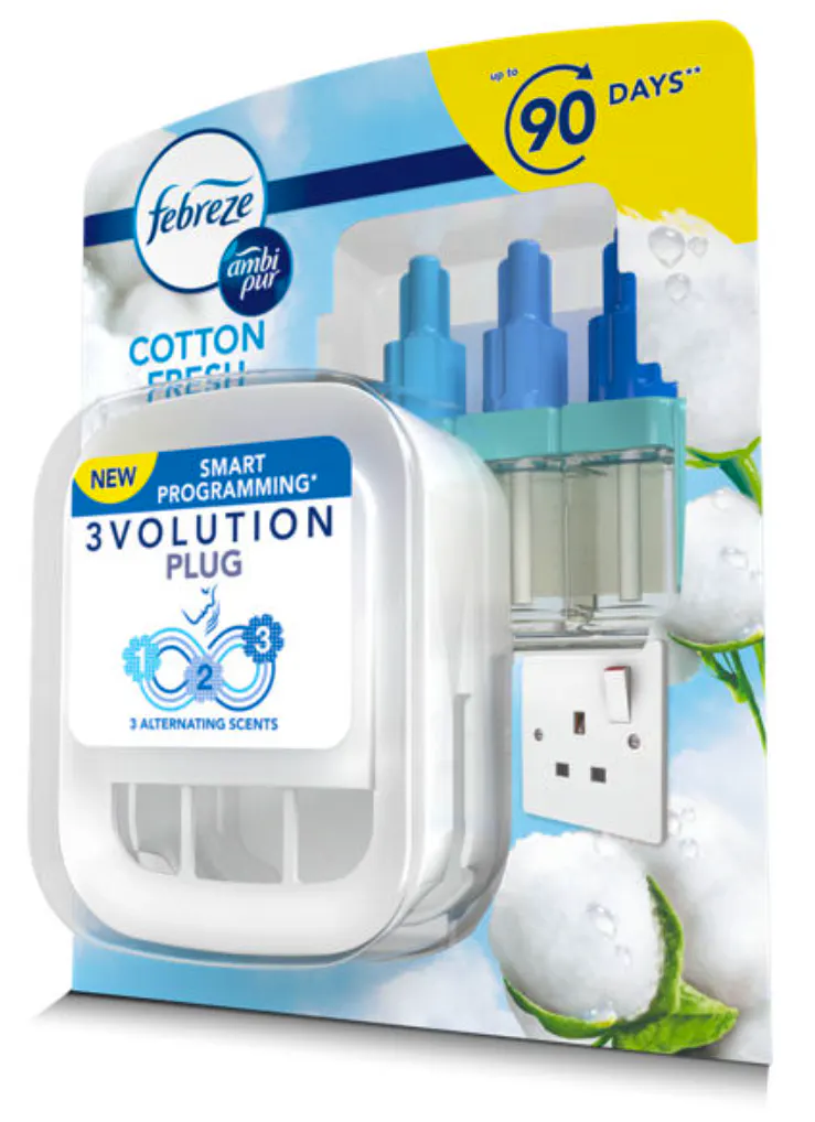 Febreze 3Volution Starter Kit Cotton Fresh 20 ml + 1 pcs