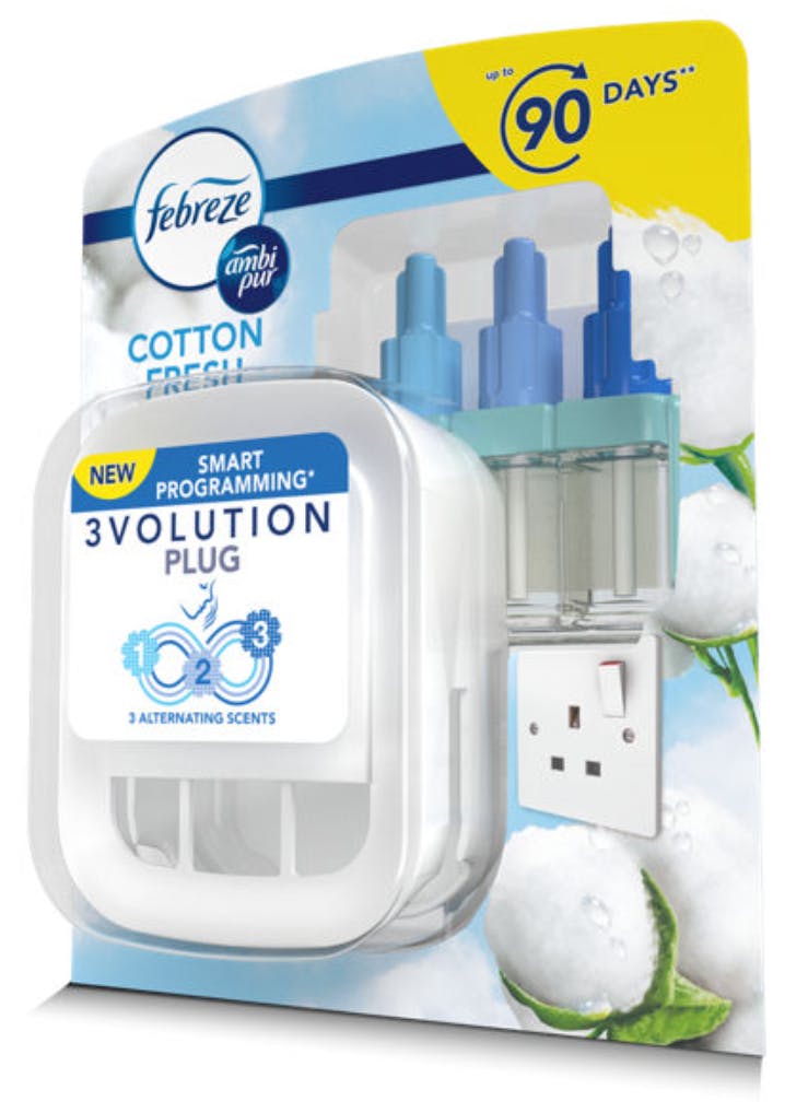 Febreze 3Volution Starter Kit Cotton Fresh 20 ml + 1 stk