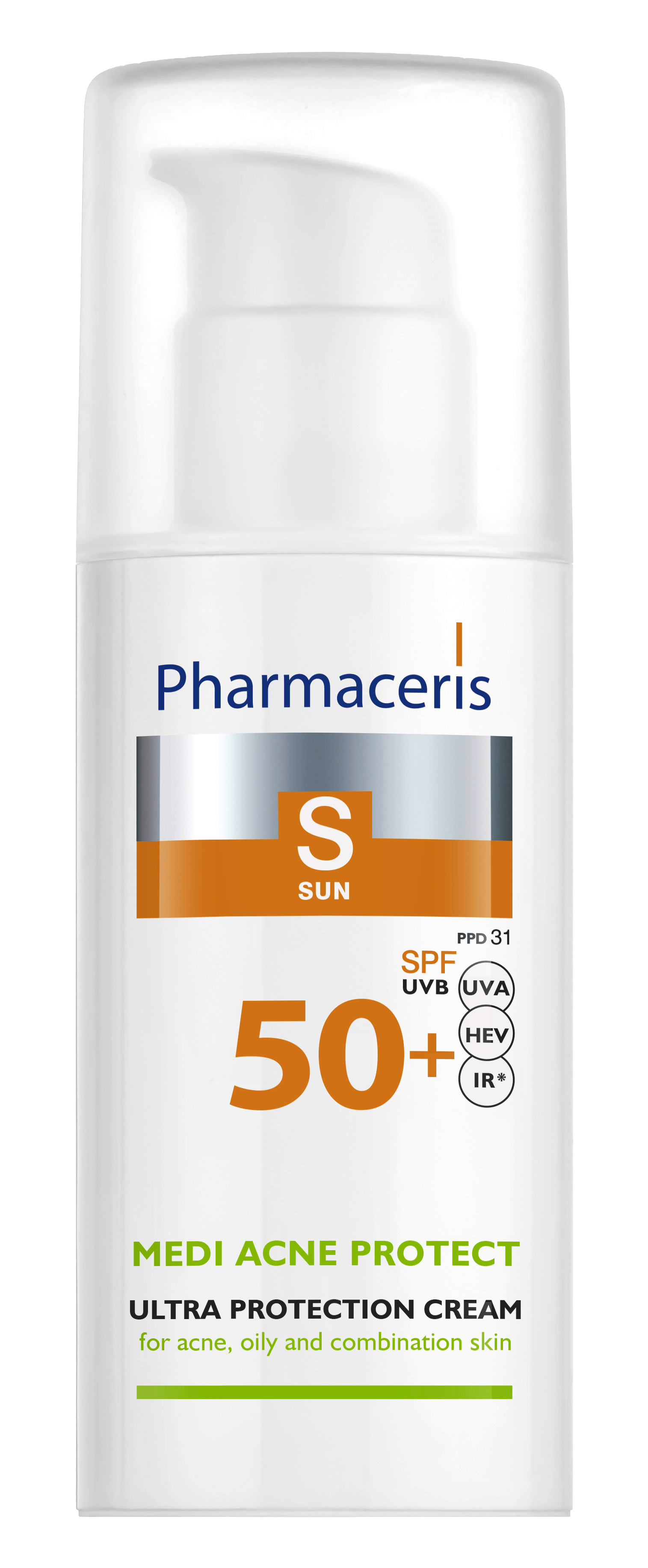 Pharmaceris Ultra Protective Cream For Acne, Oily & Combination Skin SPF50 50 ml