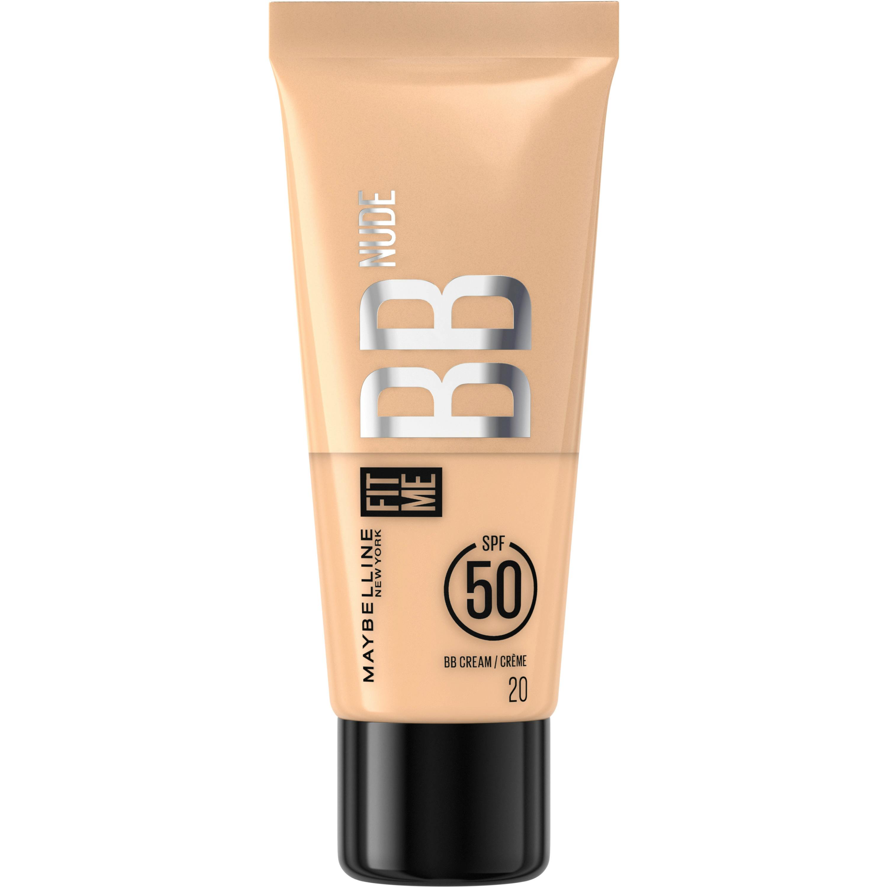 Maybelline Fit Me Nude BB Cream SPF50 20 30 ml
