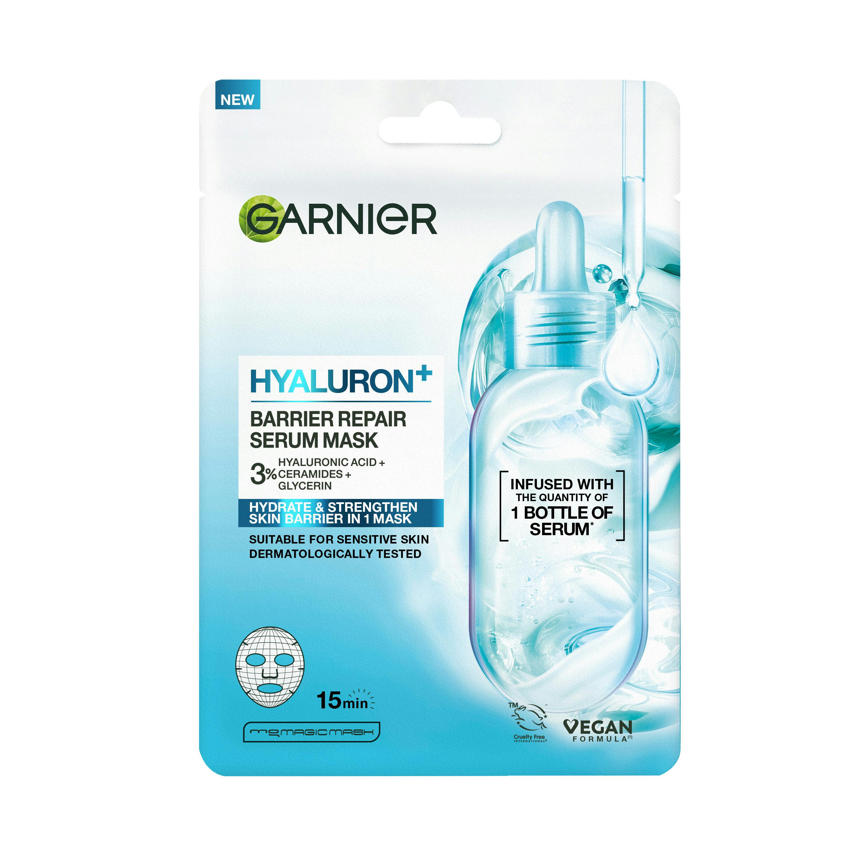 Garnier Hyaluron+ Barrier Repair Serum Sheet Mask 1 pcs