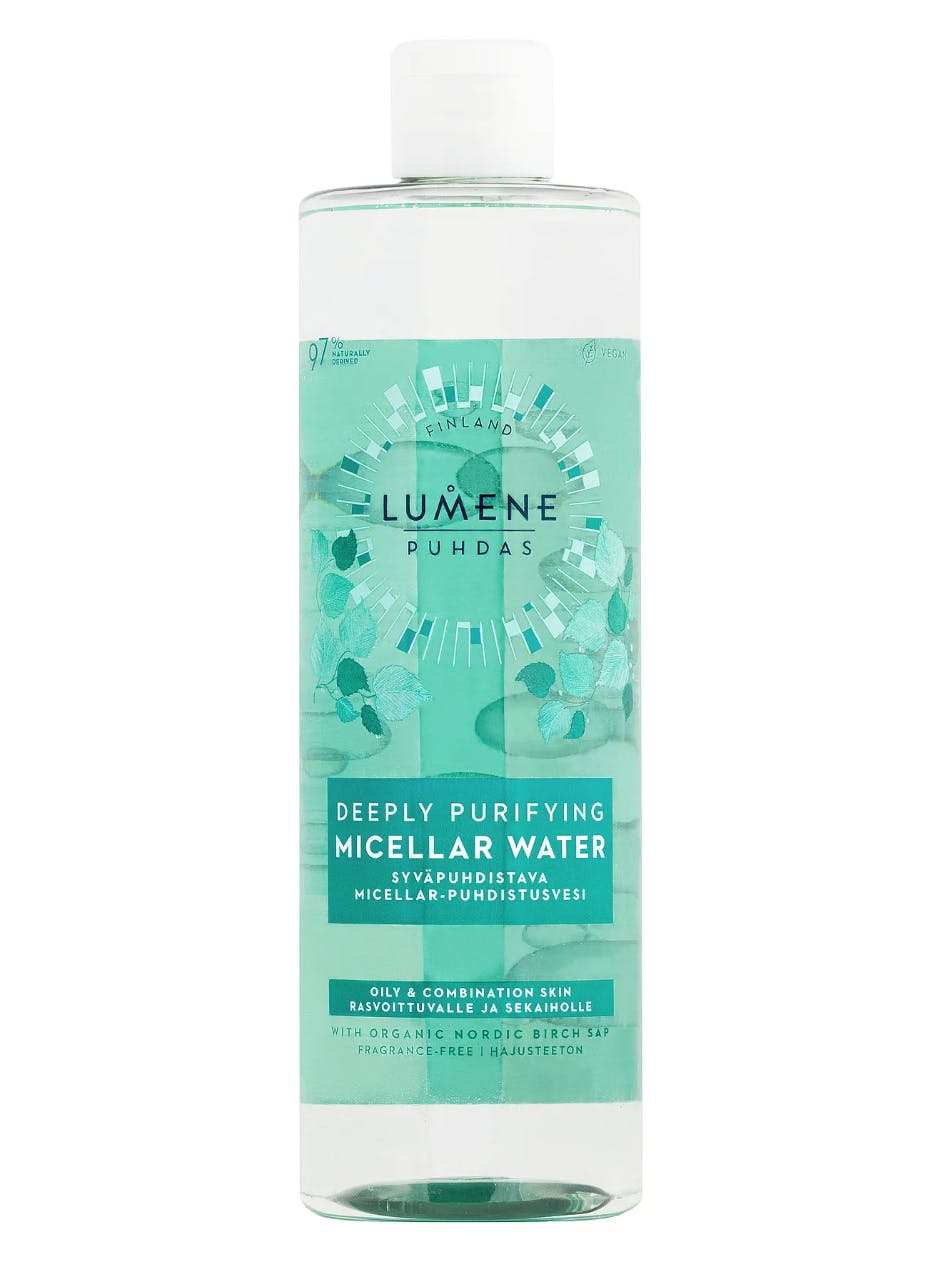 Lumene Deeply Purifying Sheet Mask Micellar Water 400 ml