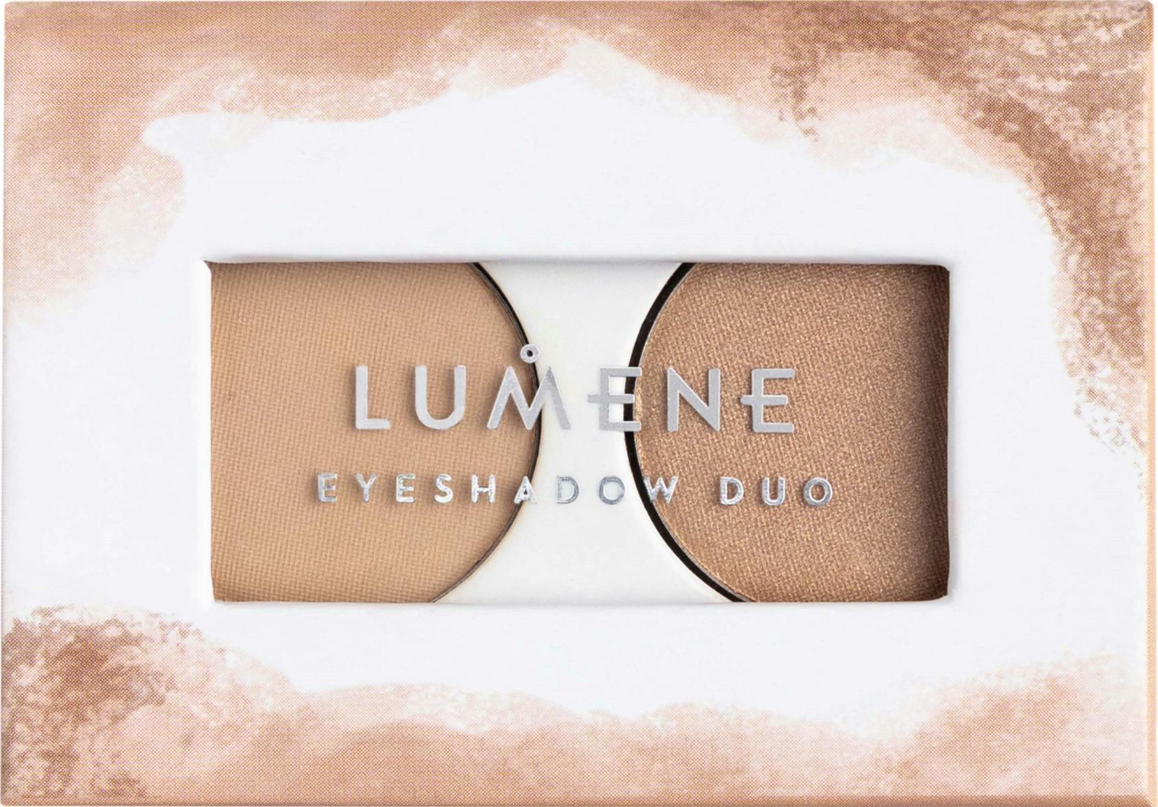 Lumene Bright Eyes Eyeshadow Duo 01 Weightless Beige 3 g