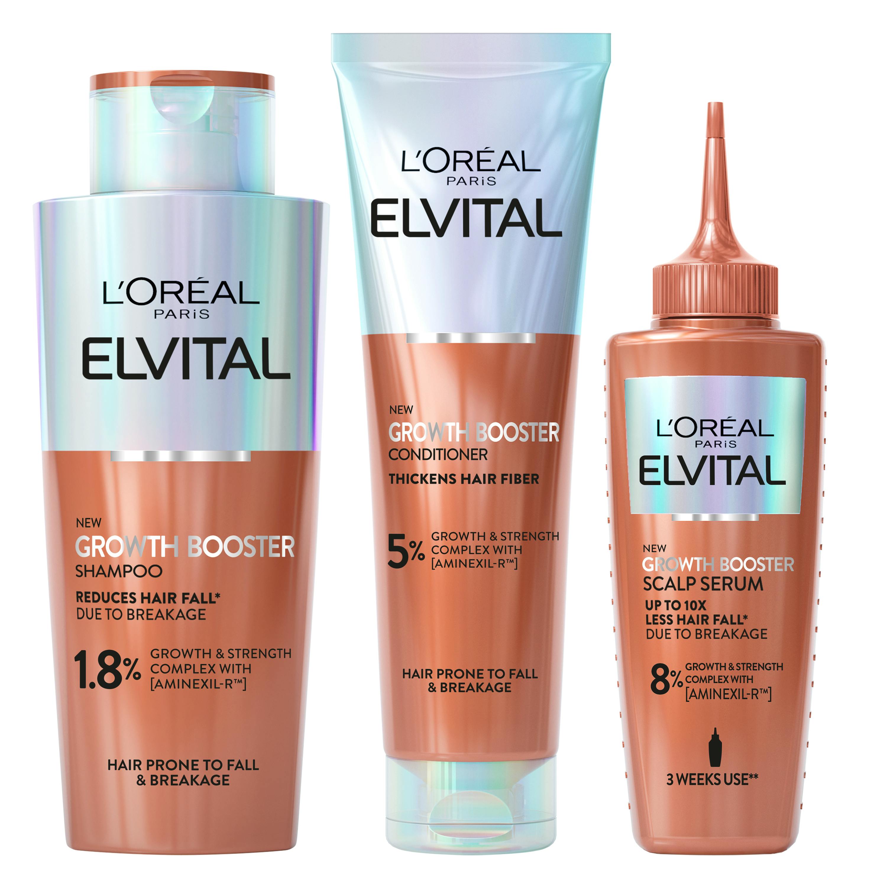 L'Oréal Paris Elvital Growth Booster Full Routine 200 ml + 100 ml + 150 ml