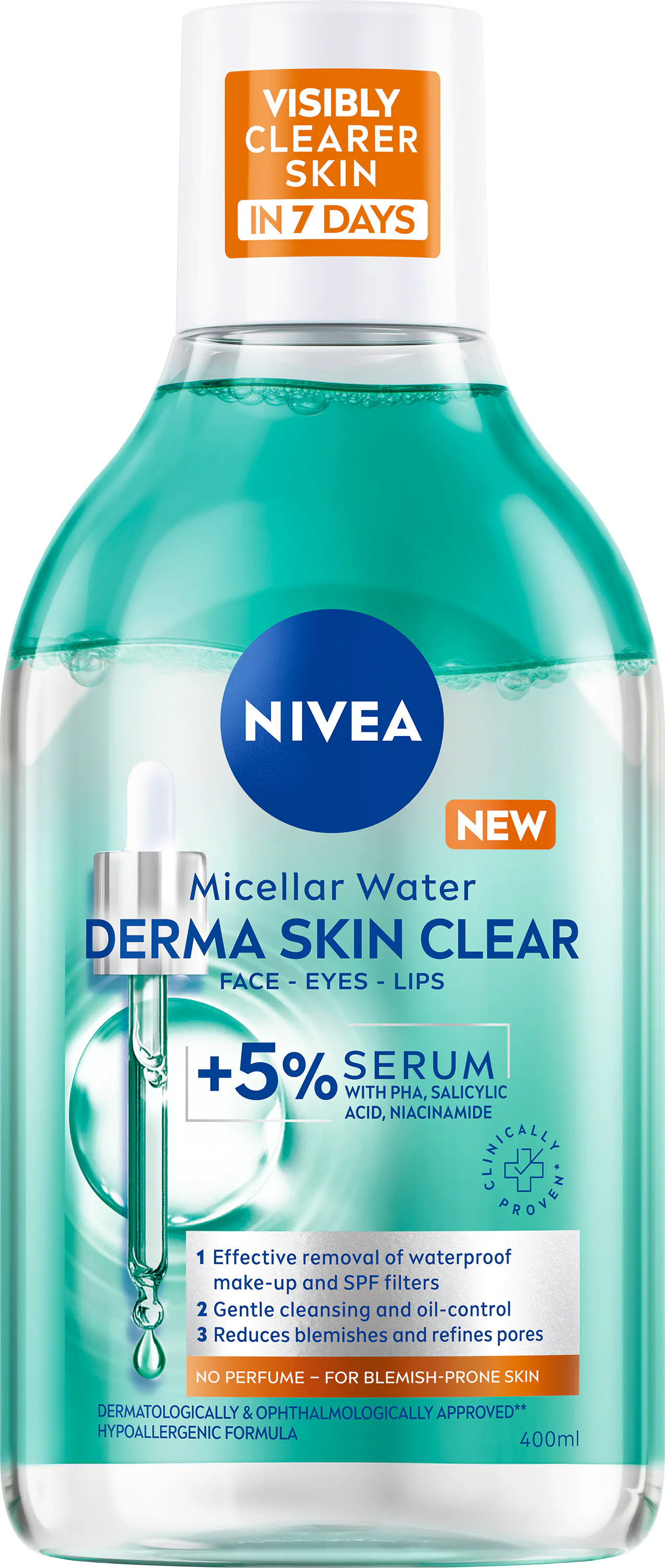 NIVEA Skin Clear Serum-Infused Micellar Water 400 ml