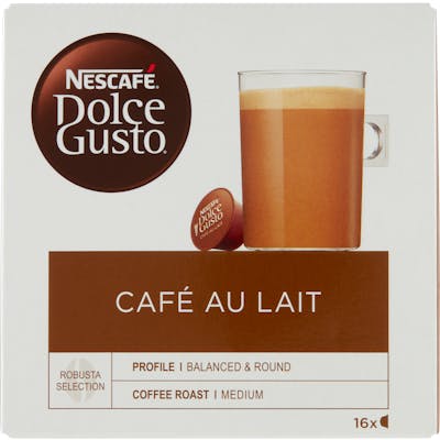 Nescafe Dolce Gusto Cafe Au Lait 16 stk