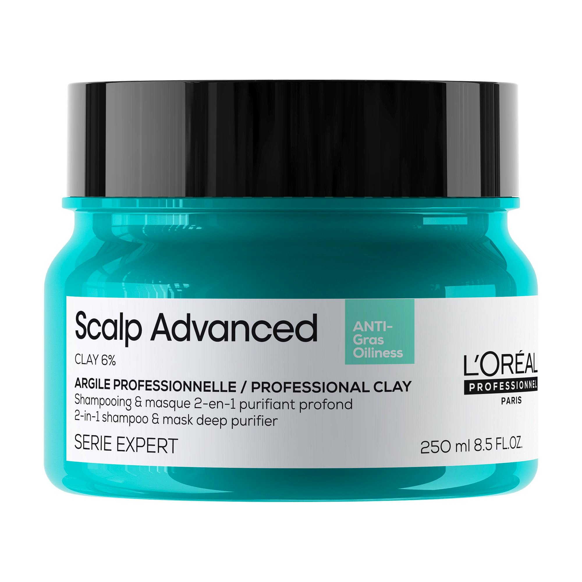 L'Oréal Professionnel Scalp Advanced Anti-Oiliness 2-in-1 Deep Purifier Clay 250 ml