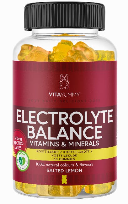 VitaYummy Electrolyte Balance Salted Lemon 60 stk