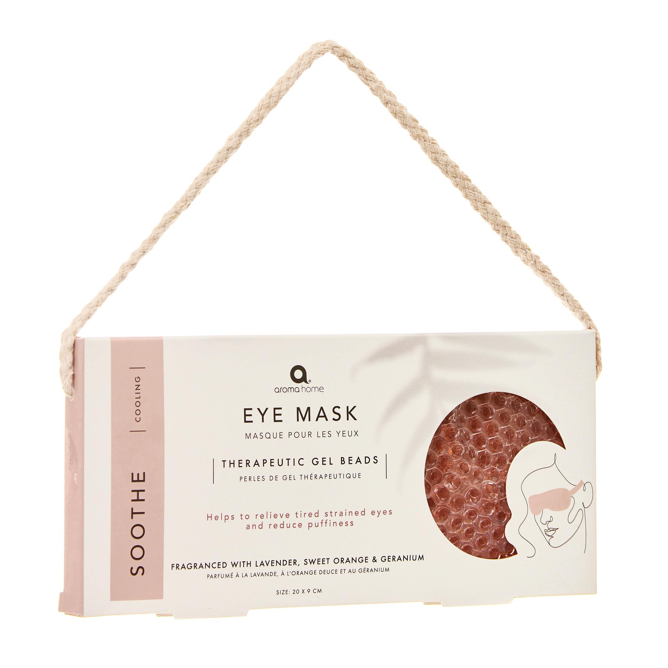 Aroma Home Essentials Gel Eye Mask Pink 1 stk