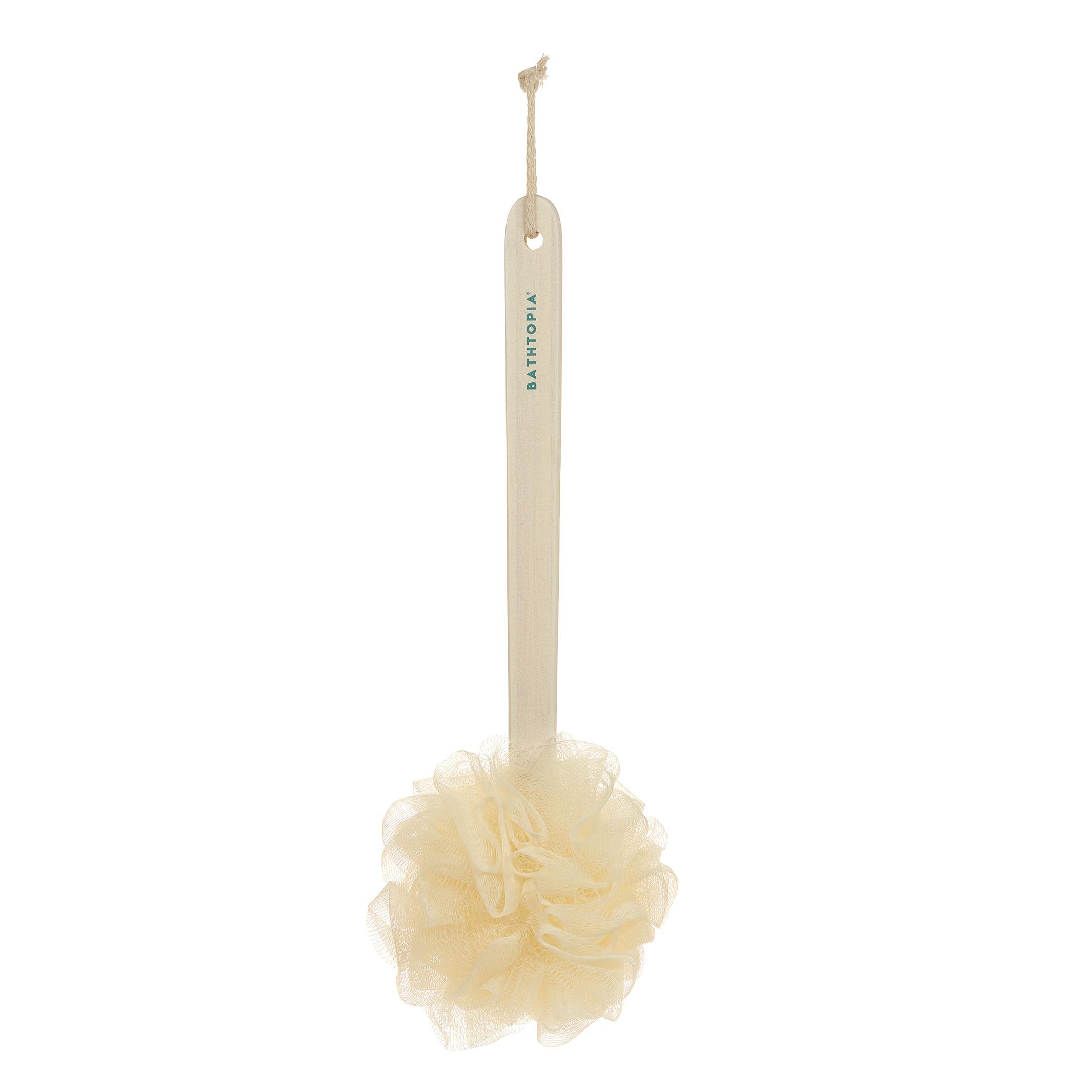 Bathtopia Bamboo Pouf Brush 1 st