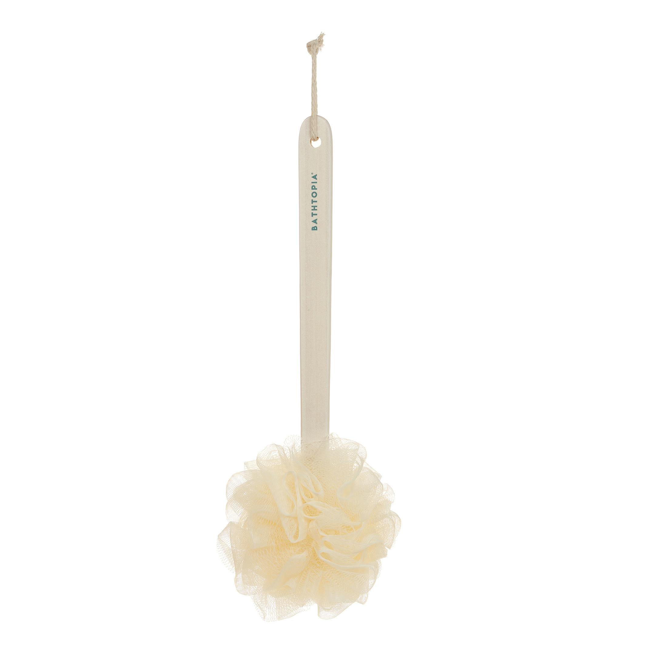 Bathtopia Bamboo Pouf Brush 1 st