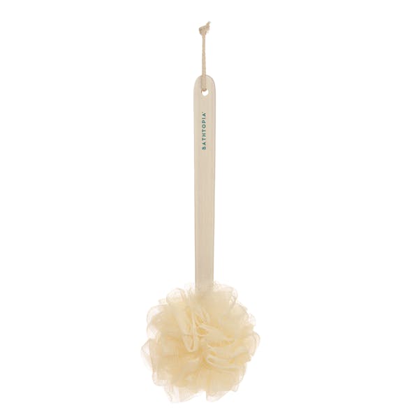Bathtopia Bamboo Pouf Brush 1 st