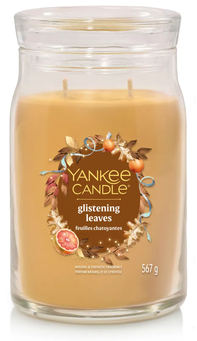 Yankee Candle Glistening Leaves Signature Large Jar 567 g