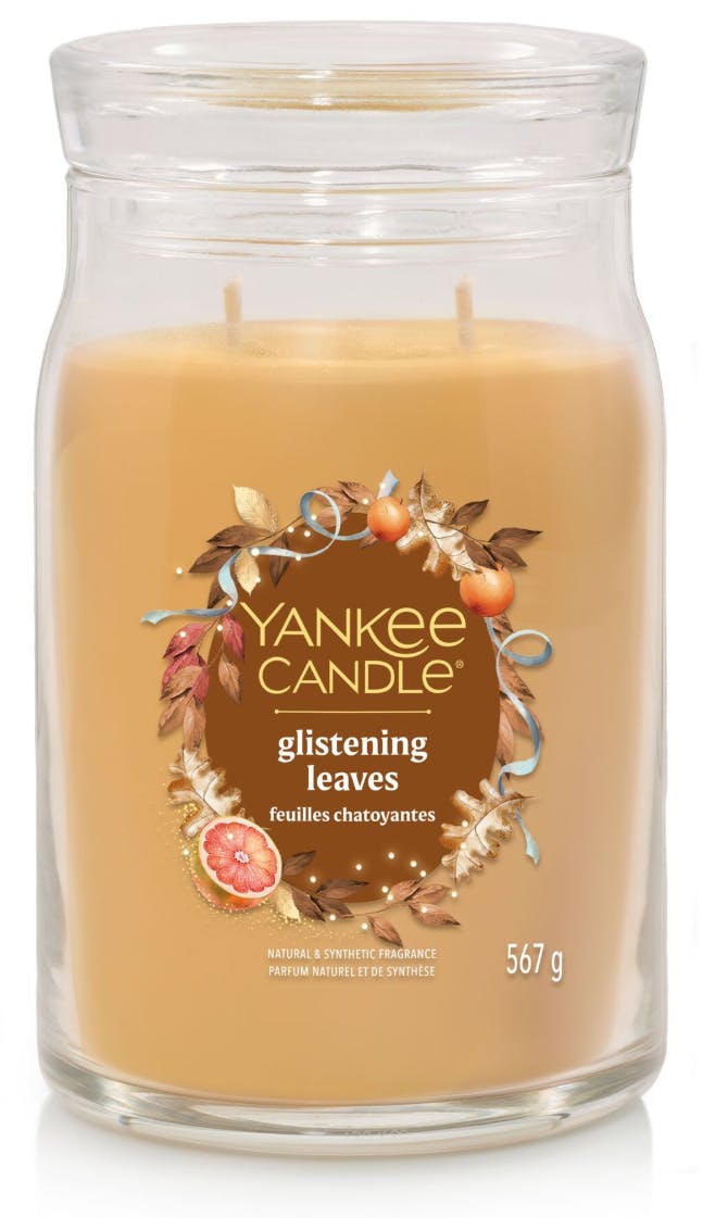 Yankee Candle Glistening Leaves Signature Large Jar 567 g