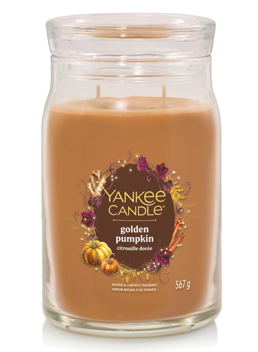 Yankee Candle Signature Large Jar Golden Pumpkin 567 g