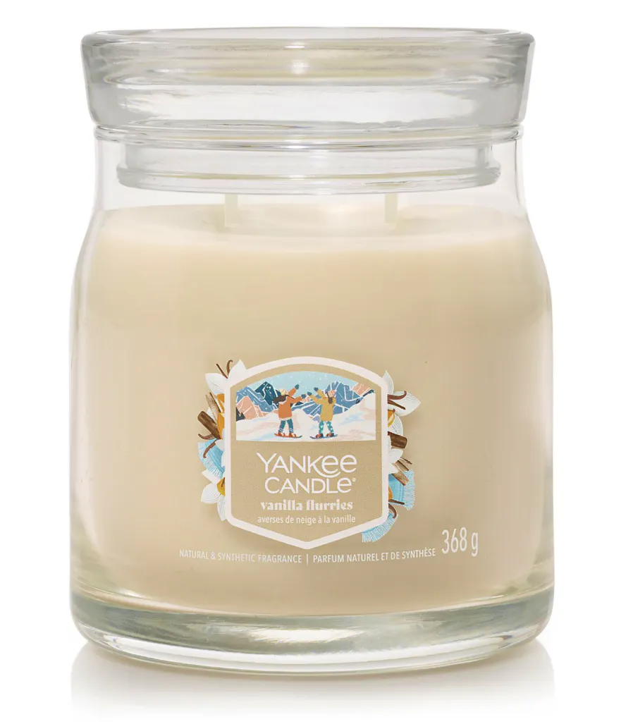 Yankee Candle Signature Medium Jar Vanilla Flurries 368 g