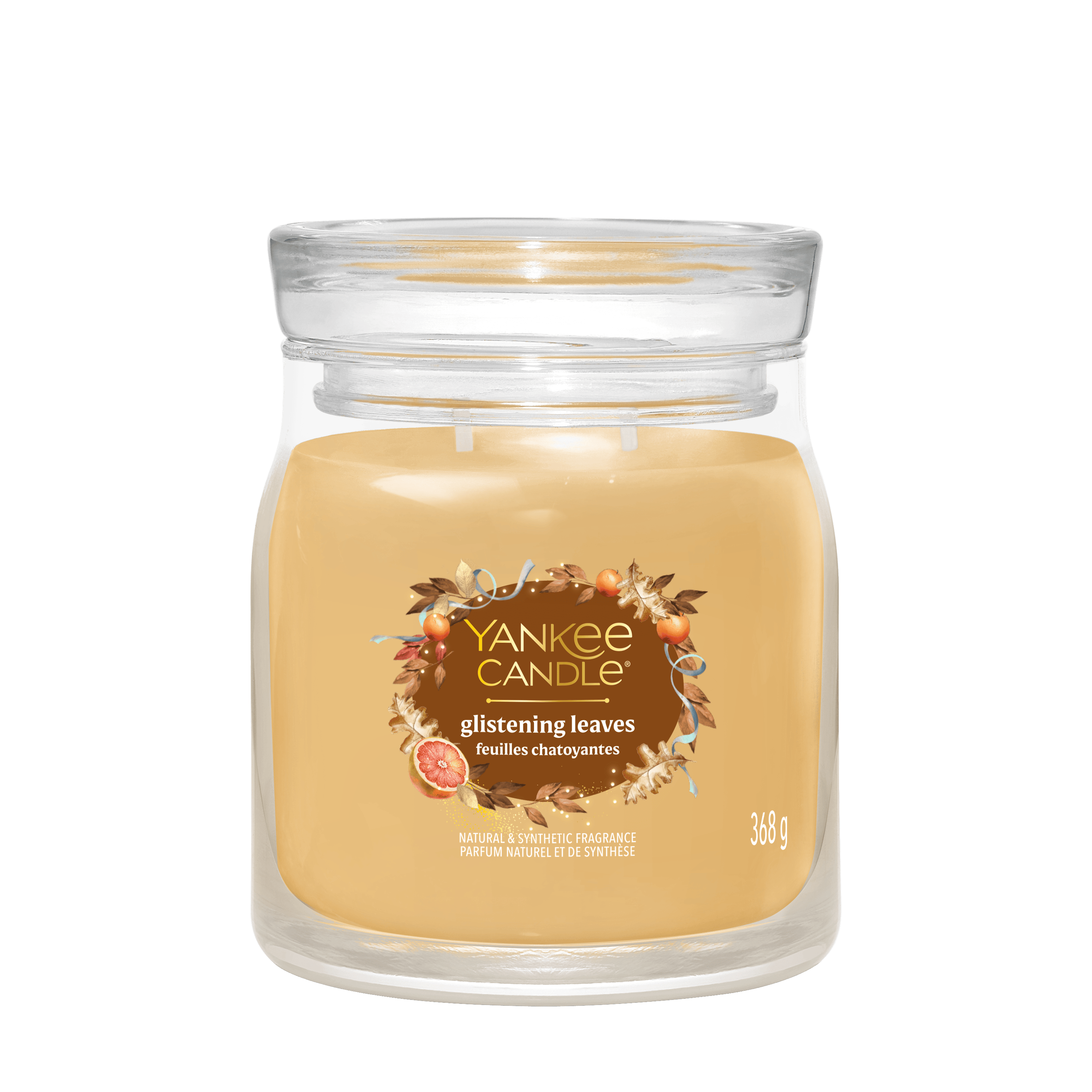 Yankee Candle Signature Medium Jar Glistening Leaves 368 g