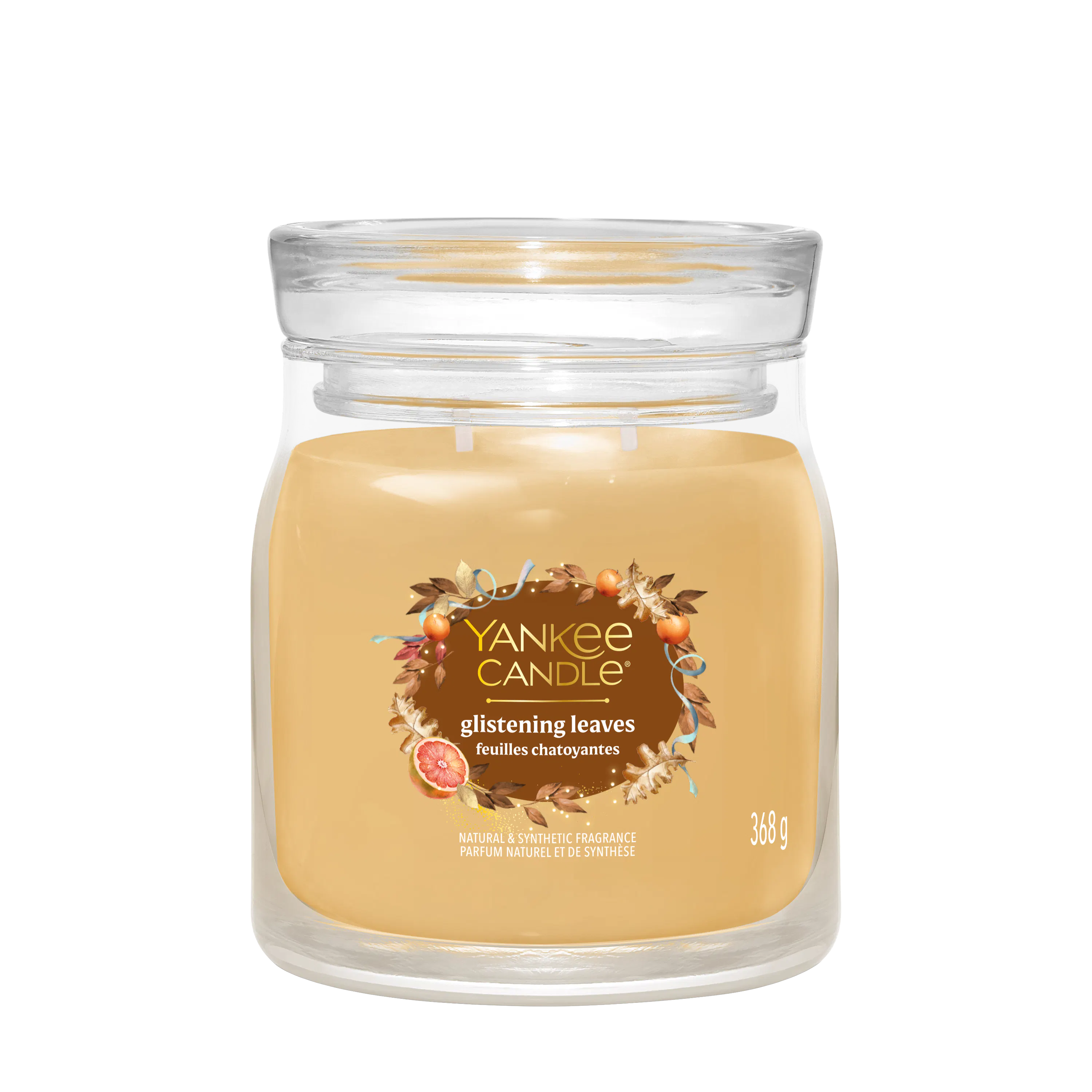 Yankee Candle Signature Medium Jar Glistening Leaves 368 g