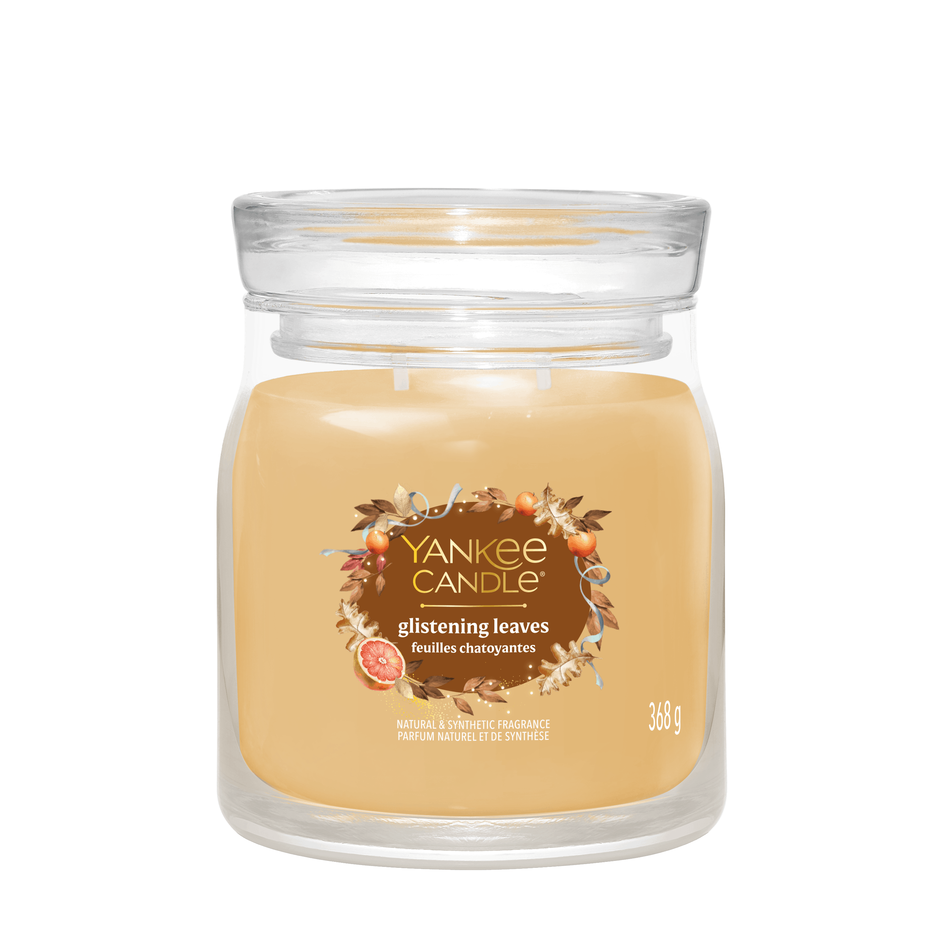 Yankee Candle Signature Medium Jar Glistening Leaves 368 g
