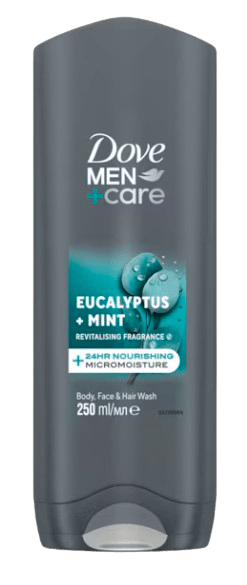 Dove Men Skin Cleansing Eucalyptus + Mint 3 in 1 250 ml