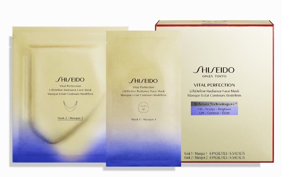Shiseido Vital Perfection Liftdefine Radiance Face Mask 6 pcs 6 stk