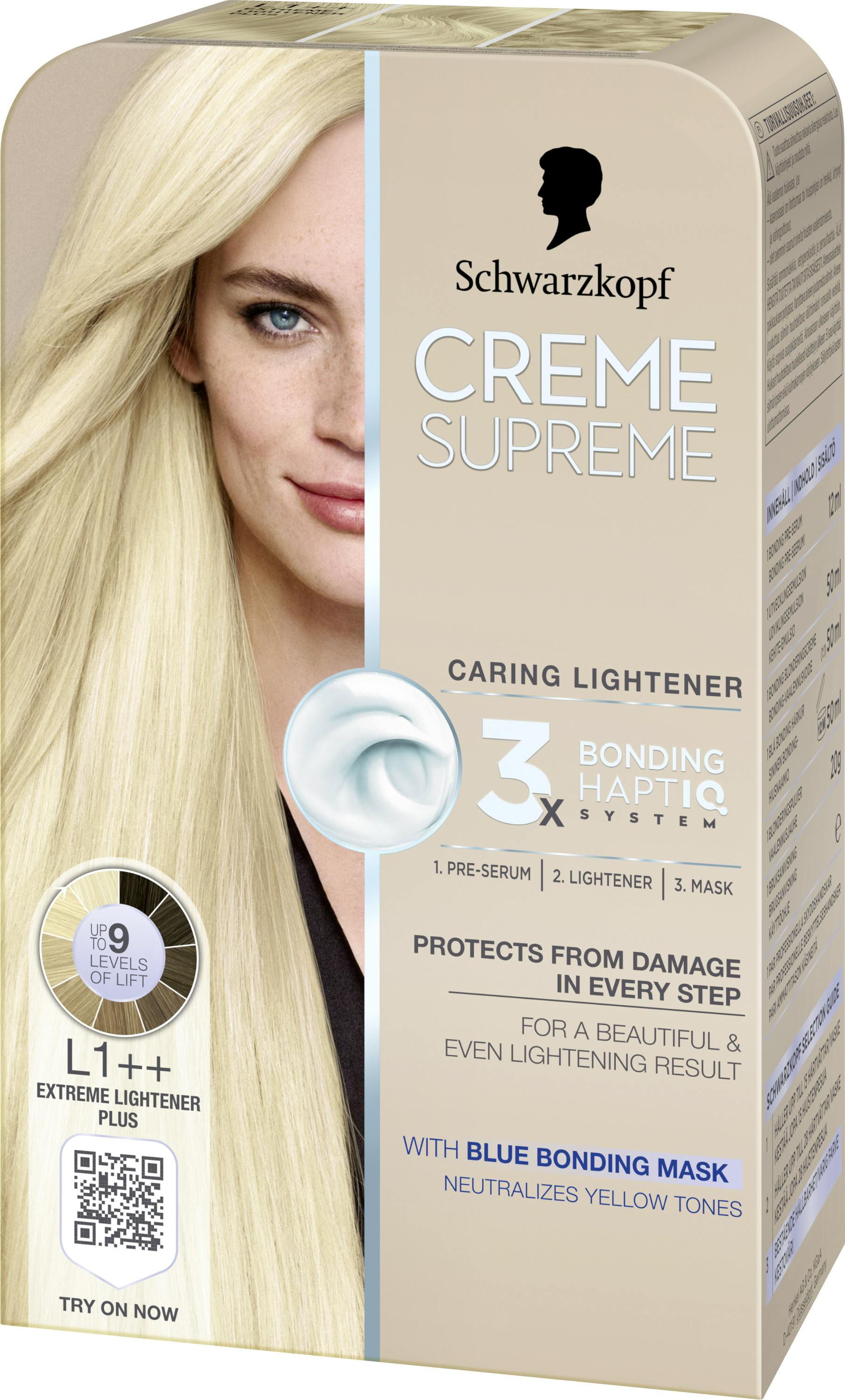 Schwarzkopf Creme Supreme L1++ Extreme Lightener Plus 1 st