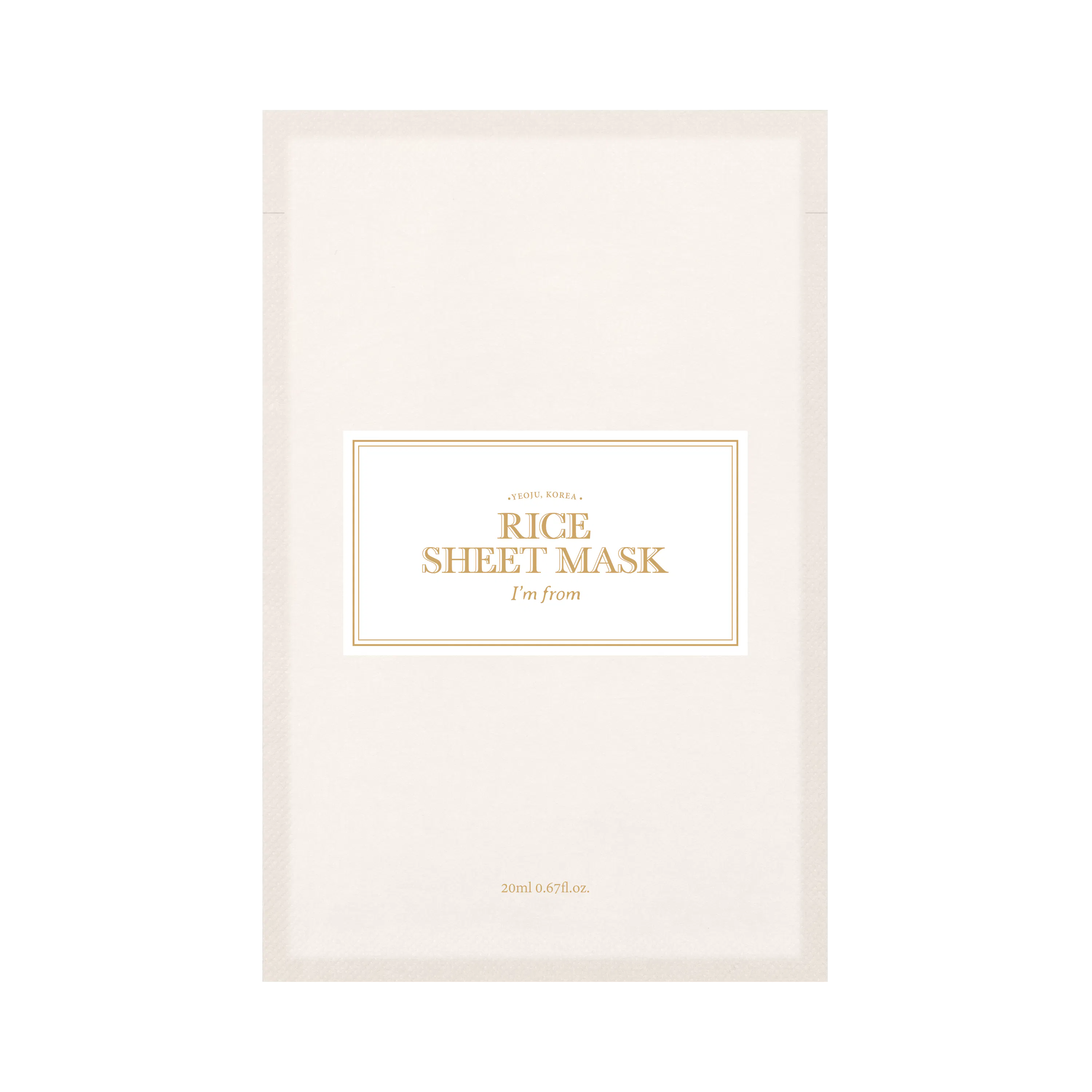 I'm From Rice Sheet Mask 1 st