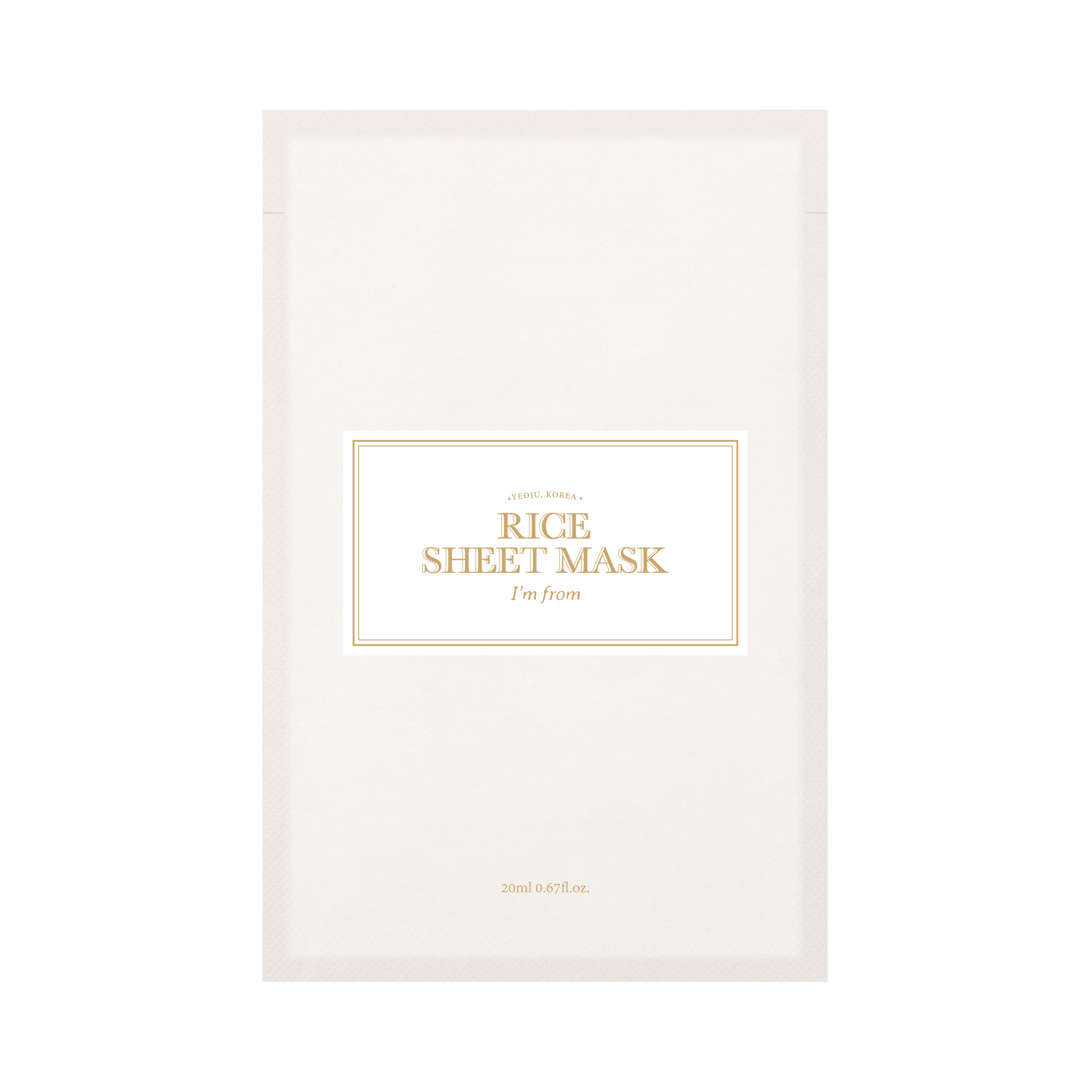 I'm From Rice Sheet Mask 1 st