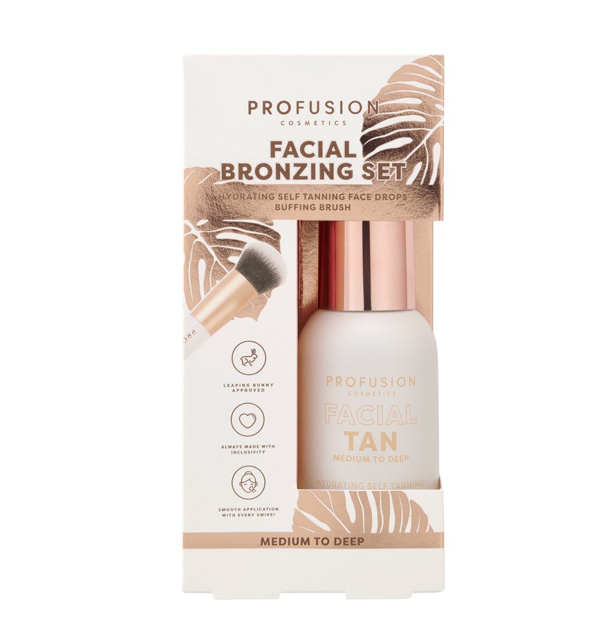 Profusion Facial Bronzing Set Medium To Deep 30 ml