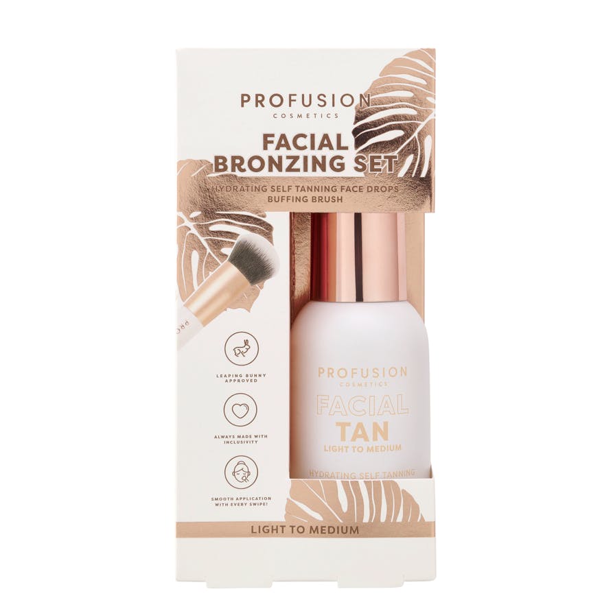 Profusion Facial Bronzing Set Light To Medium 30 ml