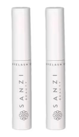 Sanzi Beauty Eyelash Growth Serum Bundle 2 ml + 2 ml