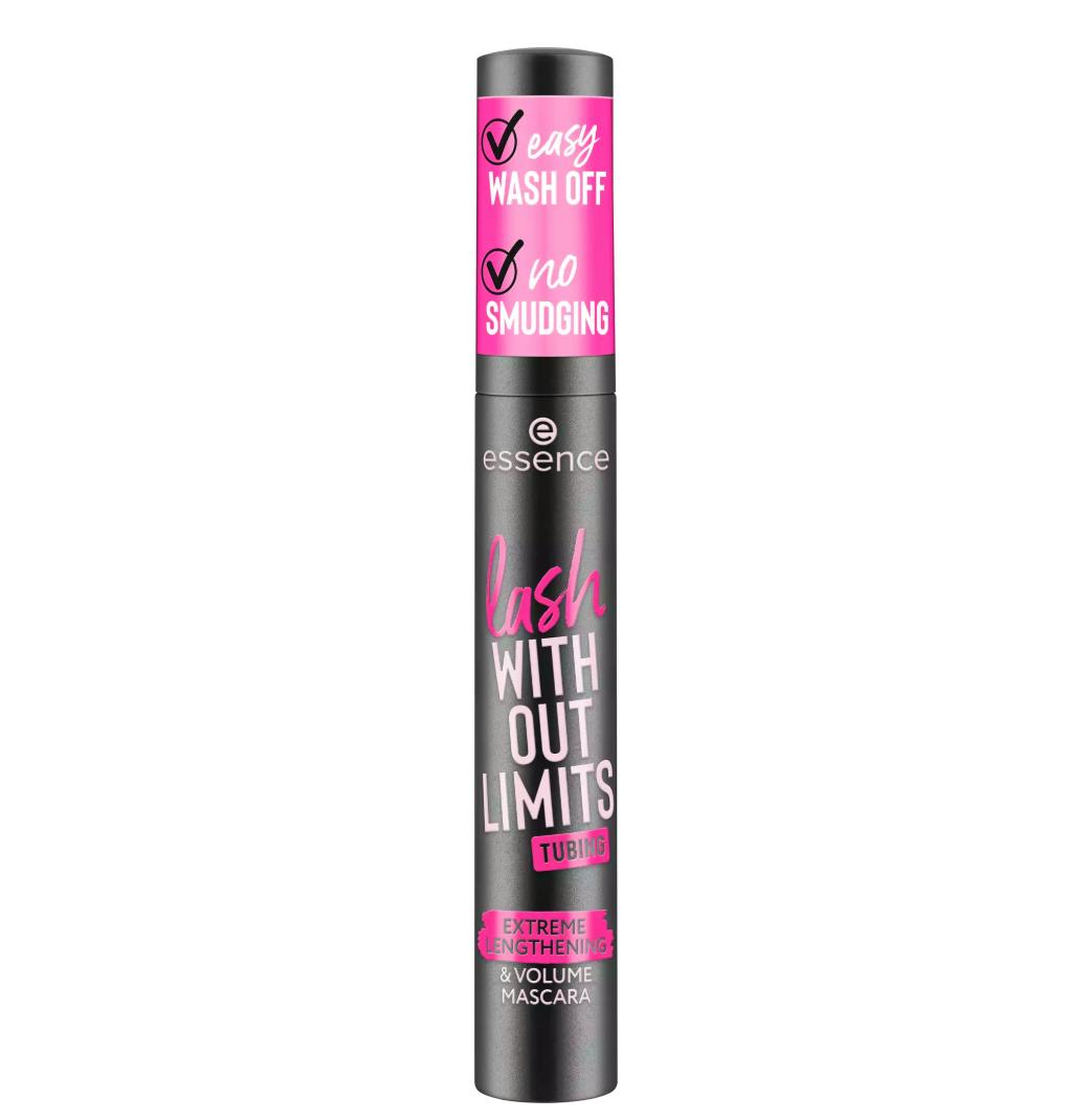 Essence Lash Without Limits Tubing Extreme Lengthening & Volume Mascara 04 Black Tubing 13 ml