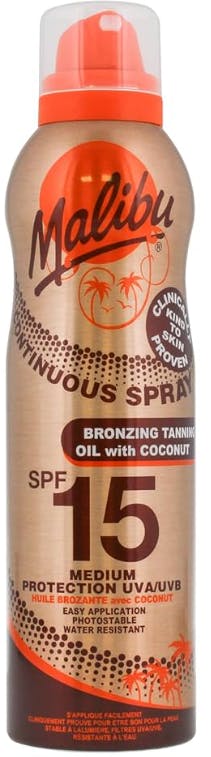 Malibu Continuous Dry Oil Spray SPF15 175 ml
