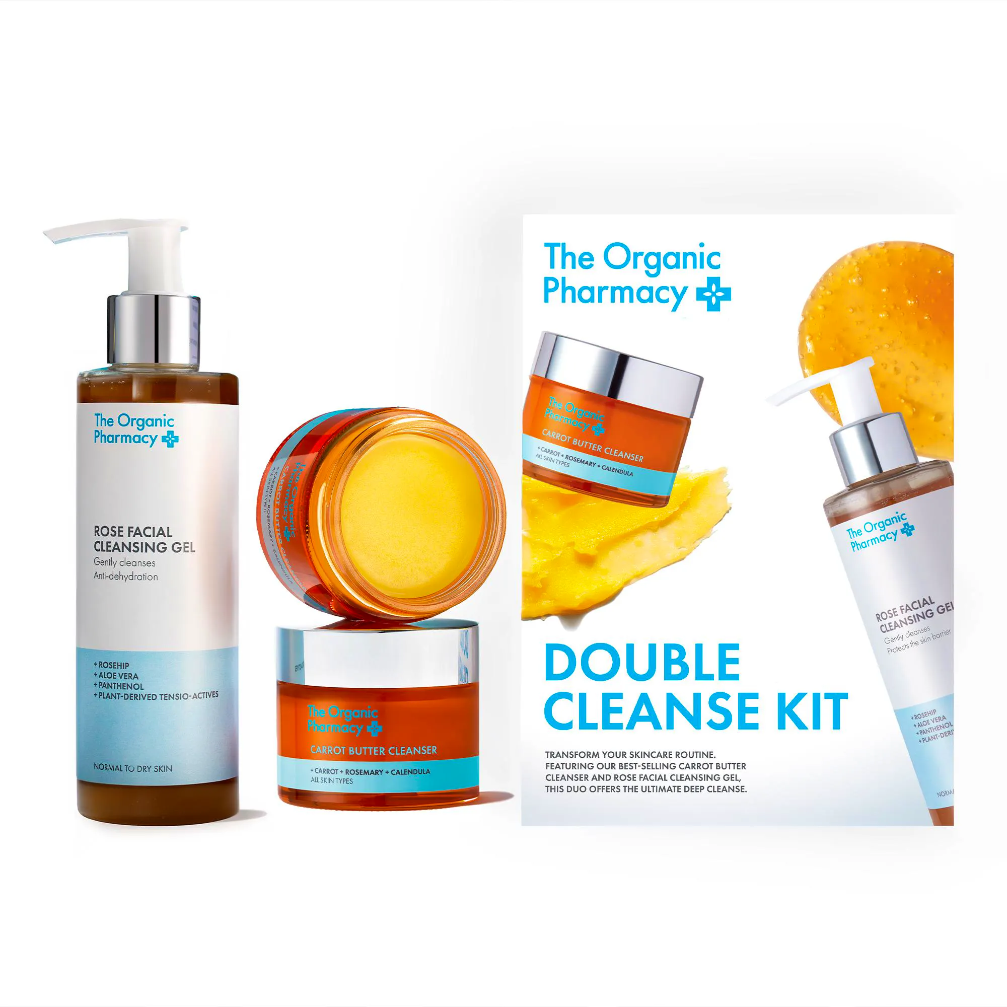 The Organic Pharmacy Double Cleanse Kit 2 st